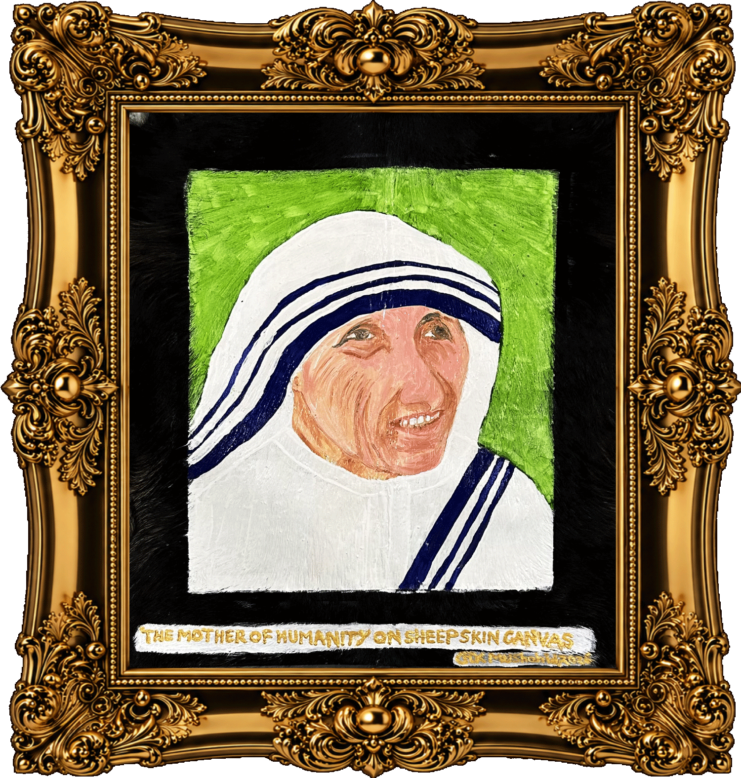 The-Mother-of-Humanity-on-sheepskin