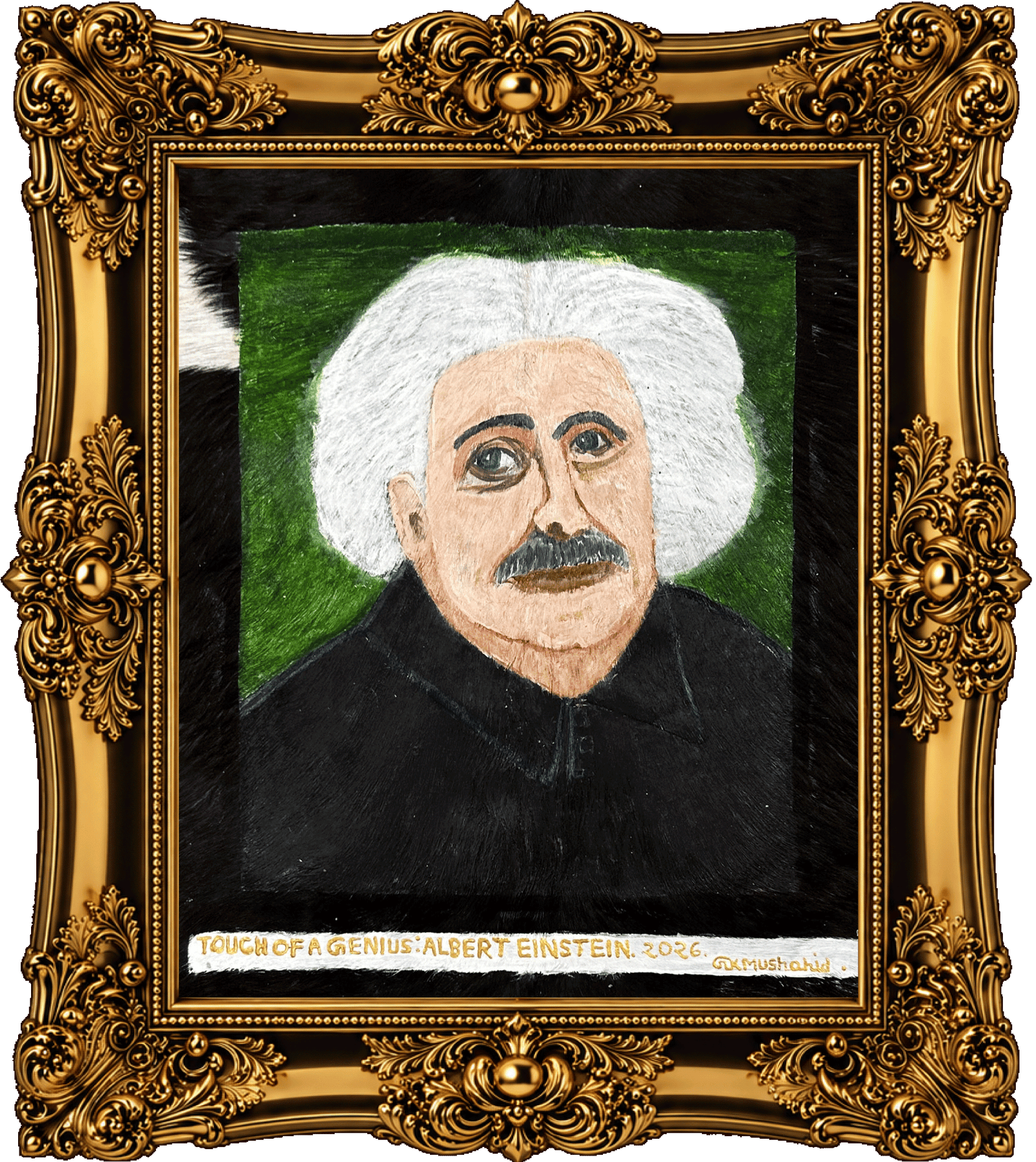 "Touch of a Genius Albert Einstein"
